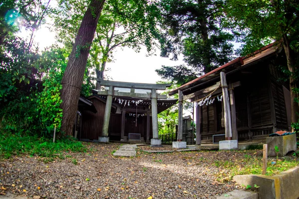 Área Cidade Velha Kawagoe Cenário Uma Pequena Rua Prefeitura Saitama — Fotografia de Stock