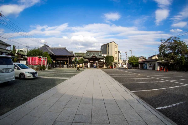 Παλιά Πόλη Περιοχή Στην Kawagoe Τοπίο Ένα Μικρό Δρόμο Σαϊτάμα — Φωτογραφία Αρχείου