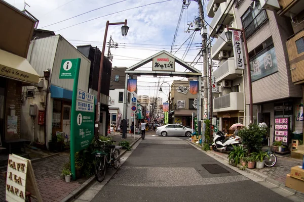 Yanaka Ginza Shopping Street Tokio Japón Sep 2018 — Foto de Stock