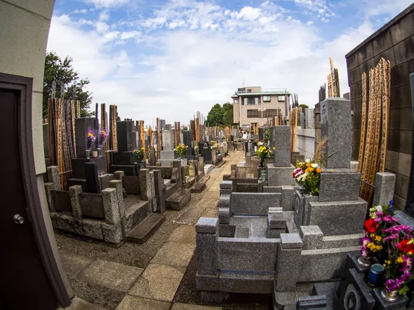 Cementerio Yanaka Cementerio Japonés Tokio Japón Sep 2018 —  Fotos de Stock