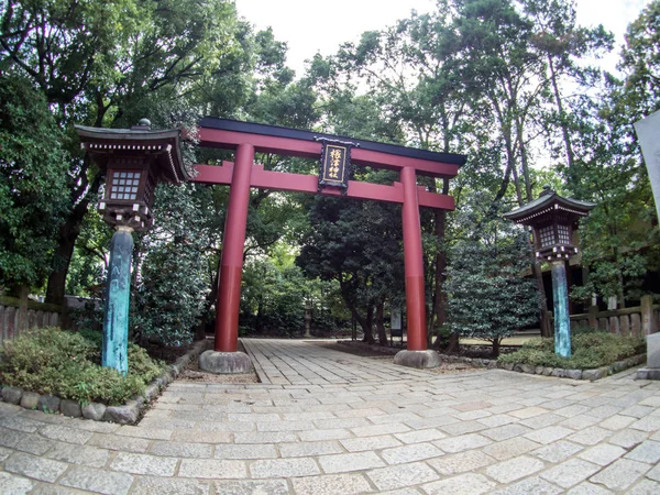 Santuario Nezu Nezu Jinja Santuario Sintoísta Tradicional Histórico Tokio Japón — Foto de Stock