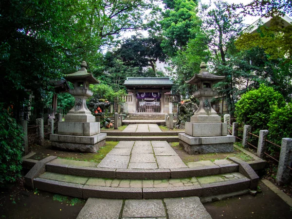 Nezu Shrine Або Nezu Джіндже Традиційні Історичні Shinto Shrine Токіо — стокове фото