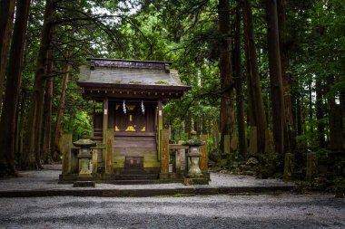 Fujiyoshida Sengen Tapınağı, Japonya - Eylül 2018.