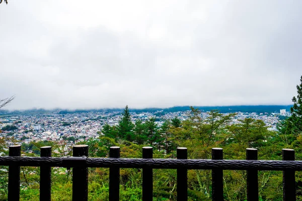 Japonya Eylül 2018 Chureito Pagoda Fujiyoshida Yamanashi Üzerinde Göster — Stok fotoğraf