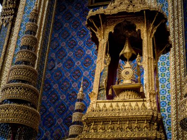 Bangkok Grand Palace ve Wat phra keaw, Tayland, Mayıs 2019
