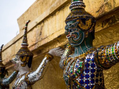 Bangkok Grand Palace ve Wat phra keaw, Tayland, Mayıs 2019