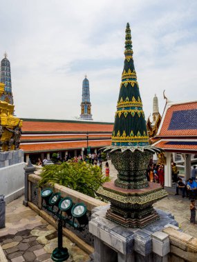 Bangkok Grand Palace ve Wat phra keaw, Tayland, Mayıs 2019