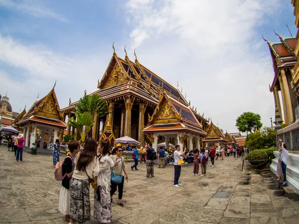 Grande palazzo e Wat phra keaw a Bangkok, Thailandia, maggio 2019 — Foto Stock