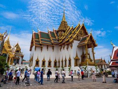 Bangkok Grand Palace ve Wat phra keaw, Tayland, Mayıs 2019