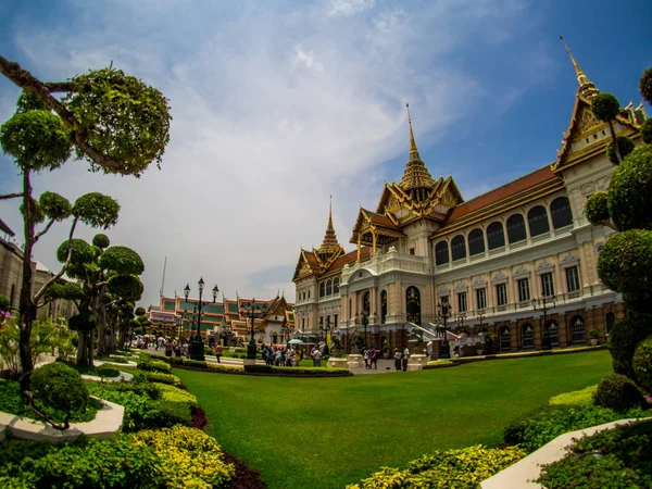 Grande palazzo e Wat phra keaw a Bangkok, Thailandia, maggio 2019 — Foto Stock
