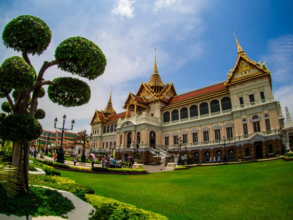 Grande palazzo e Wat phra keaw a Bangkok, Thailandia, maggio 2019 — Foto Stock