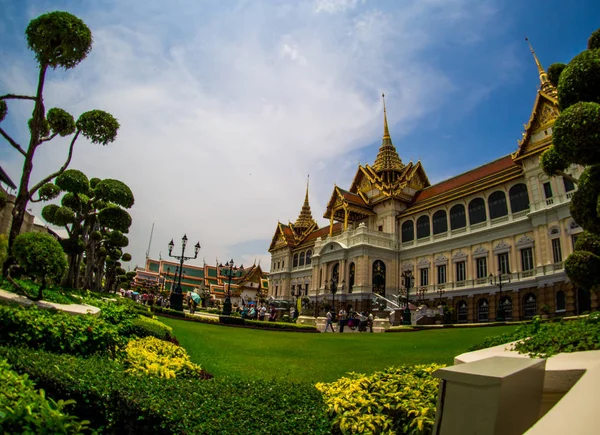 Гранд Палас і ВАТ Пхра keaw в Бангкоку, Таїланд, травень 2019 — стокове фото