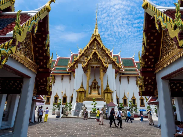 Grande palazzo e Wat phra keaw a Bangkok, Thailandia, maggio 2019 — Foto Stock