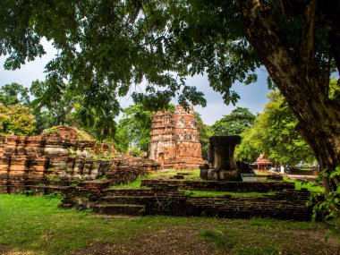 Wat Mahathis, Ayutthaya tarihi parkında eski Tapınak, thail