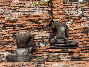 Wat Mahathis, Ayutthaya tarihi parkında eski Tapınak, thail