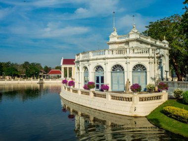 Bang Pa-In Kraliyet Sarayı Ayuthaya, Tayland, Ocak 2018