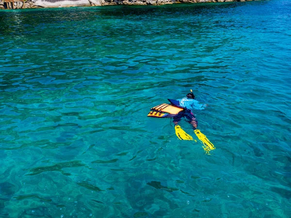 Snorkeling in Mu Koh Surin or Surin Island, Thailand : March 201 — Stock Photo, Image
