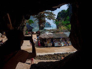 Phangnga Tayland Ada andaman deniz : Mart 2019