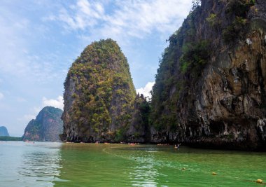 Phangnga Tayland Ada andaman deniz : Mart 2019