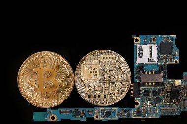 Kuala Lumpur, Malezya 13 Haziran, 2018-Bitcoin olduğunu dünyanın ilk cryptocurrency, elektronik para şeklinde, ilk adem-i merkeziyetçi dijital para: Merkez Bankası veya tek yönetici sistem çalışır 