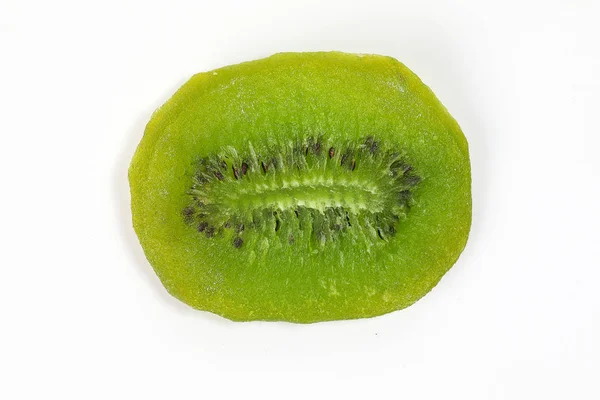 Dry Preserved Green Kiwi Ripe Fruit Slice Colorful Sweet — Stock Photo, Image