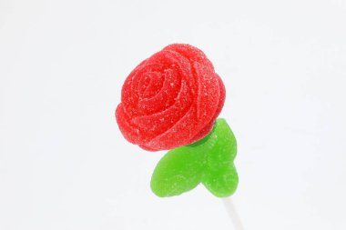 Gül Yaprağı şekli Uzun Yumuşak Renkli Chewy Şekerli Ekşi Şeker Sakızlı Tatlı Çeşitleri
