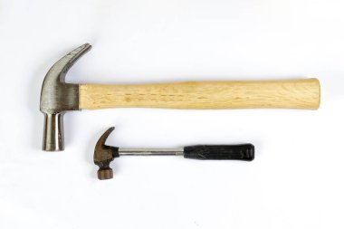 Rustik eski kullanılan araçlar çekiç anahtar tornavida burun plyers 