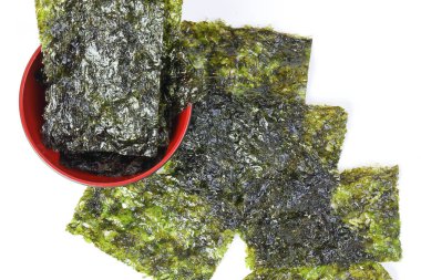 Derin Kızarmış Yeşil Yosun İnce Cips Gevrek Snack 