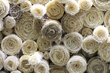 Jüt çim lif rulo arka plan 