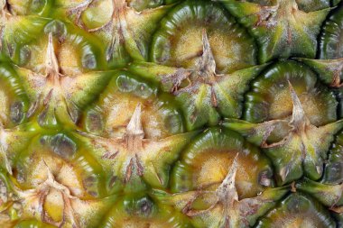 Ananas bütün kaba cilt dilimi doğranmış 