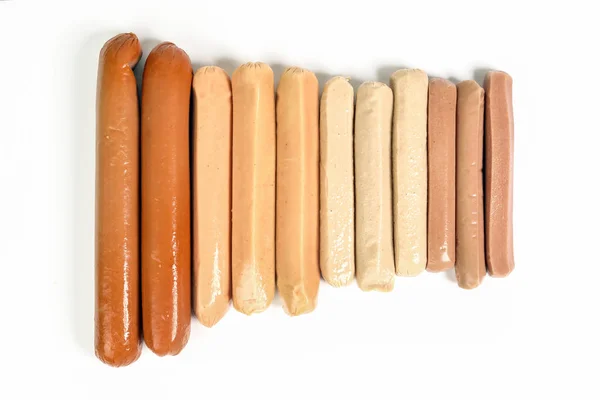 Wurst Knaller Hotdog Huhn Rindfleisch Lamm Wahrheitsmix — Stockfoto