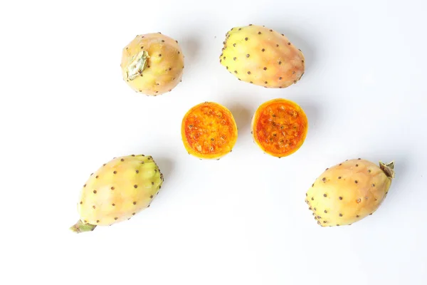 Yellow Orange Cactus Fruit Prickly Pear thorny juicy