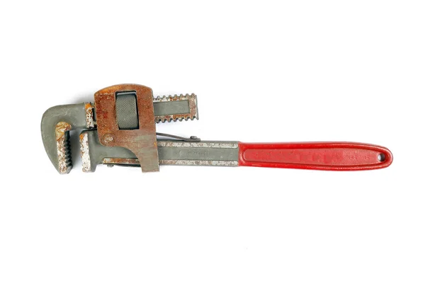 Ρουστίκ Παλιά Μεταχειρισμένα Εργαλεία Σφυρί Κλειδί Κατσαβίδι Μύτη — Φωτογραφία Αρχείου