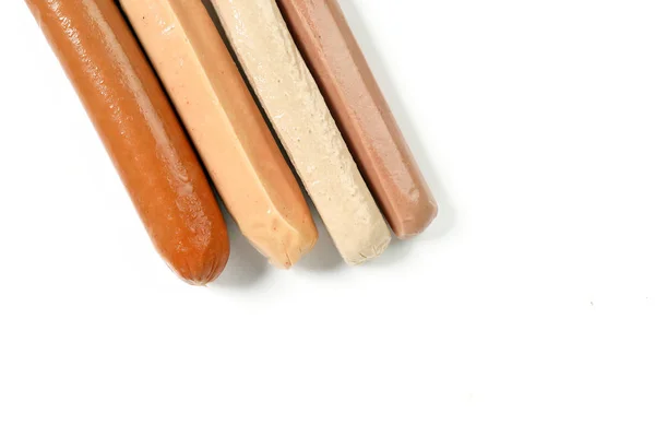 Wurst Knaller Hotdog Huhn Rindfleisch Lamm Wahrheitsmix — Stockfoto