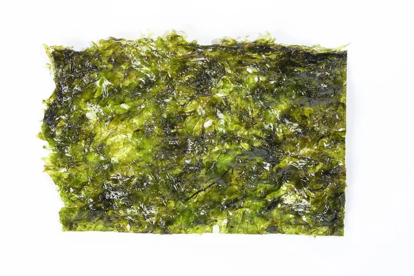 Deep Fried Alga Verde Fina Chips Crocante Lanche — Fotografia de Stock