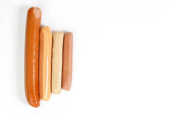 Salchichas Pandilleros Hot Dog Pollo Ternera Cordero Verity Mix —  Fotos de Stock