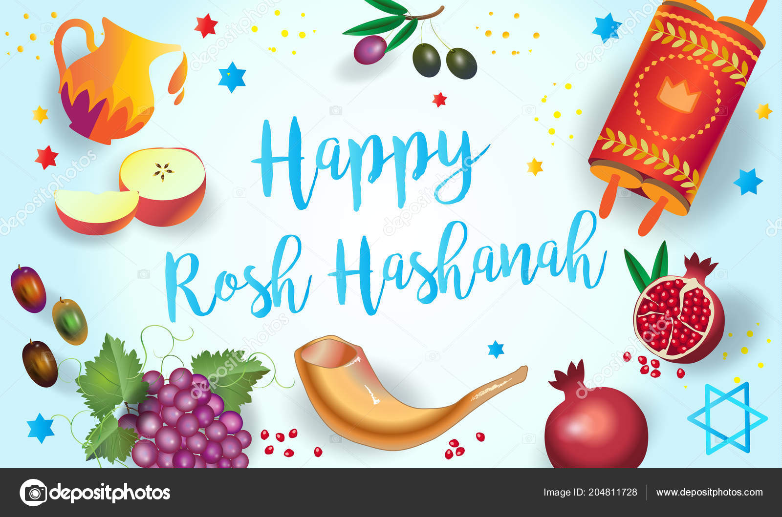 Free Printable Jewish New Year Greeting Cards