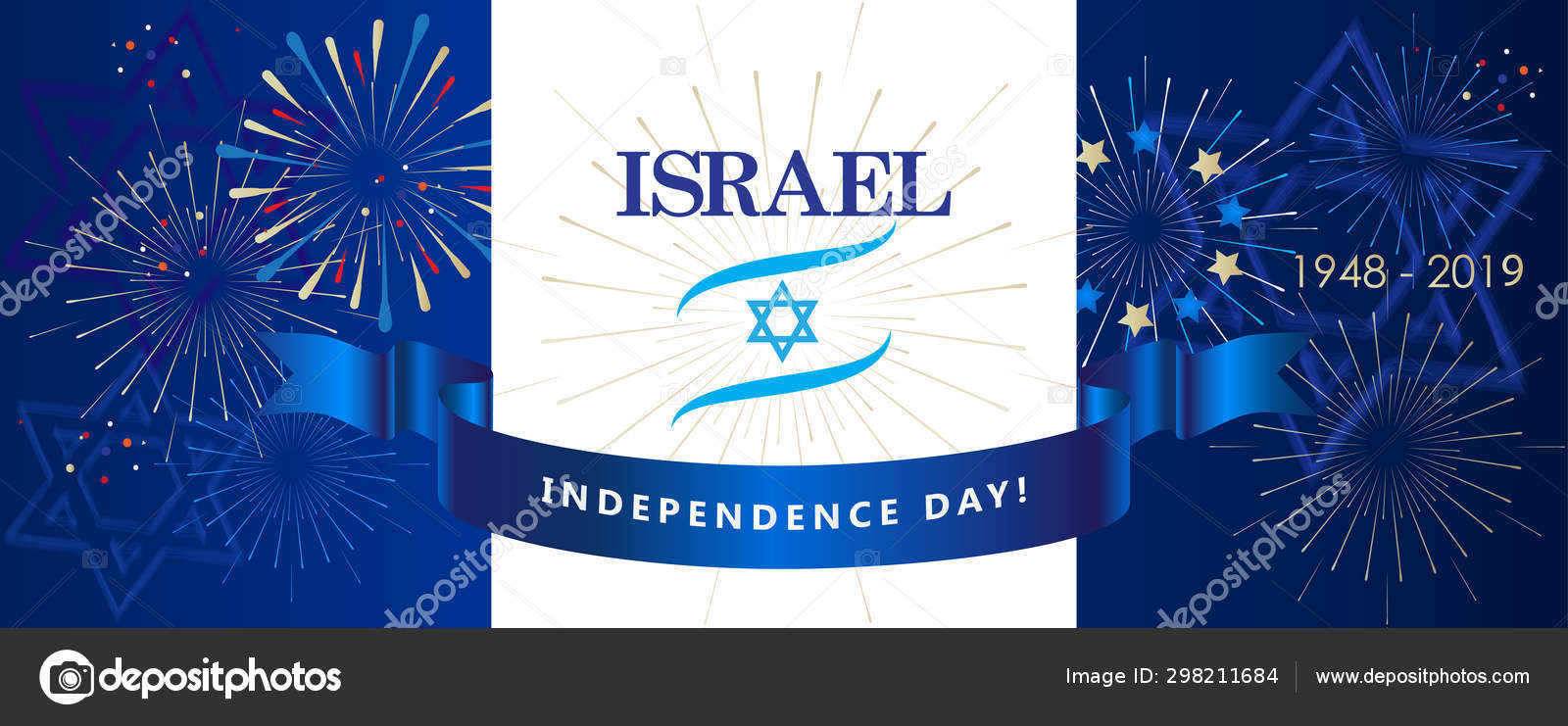 Israel 75Th Anniversary Independence Day Yom Haatzmaut Jewish Holiday
