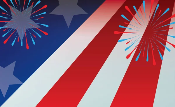 Abstracte Achtergrond Behang Voor Juli Happy Independence Day Usa Wenskaart — Stockfoto