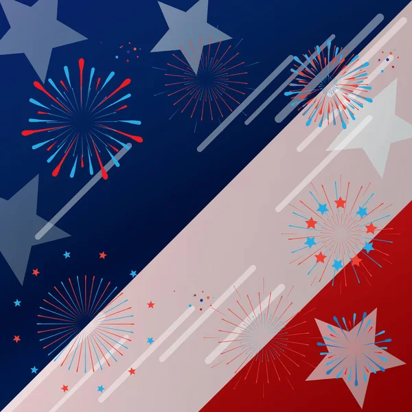 Abstract Background Wallpaper 4Th July Happy Independence Day Usa Greeting — Stock Photo, Image