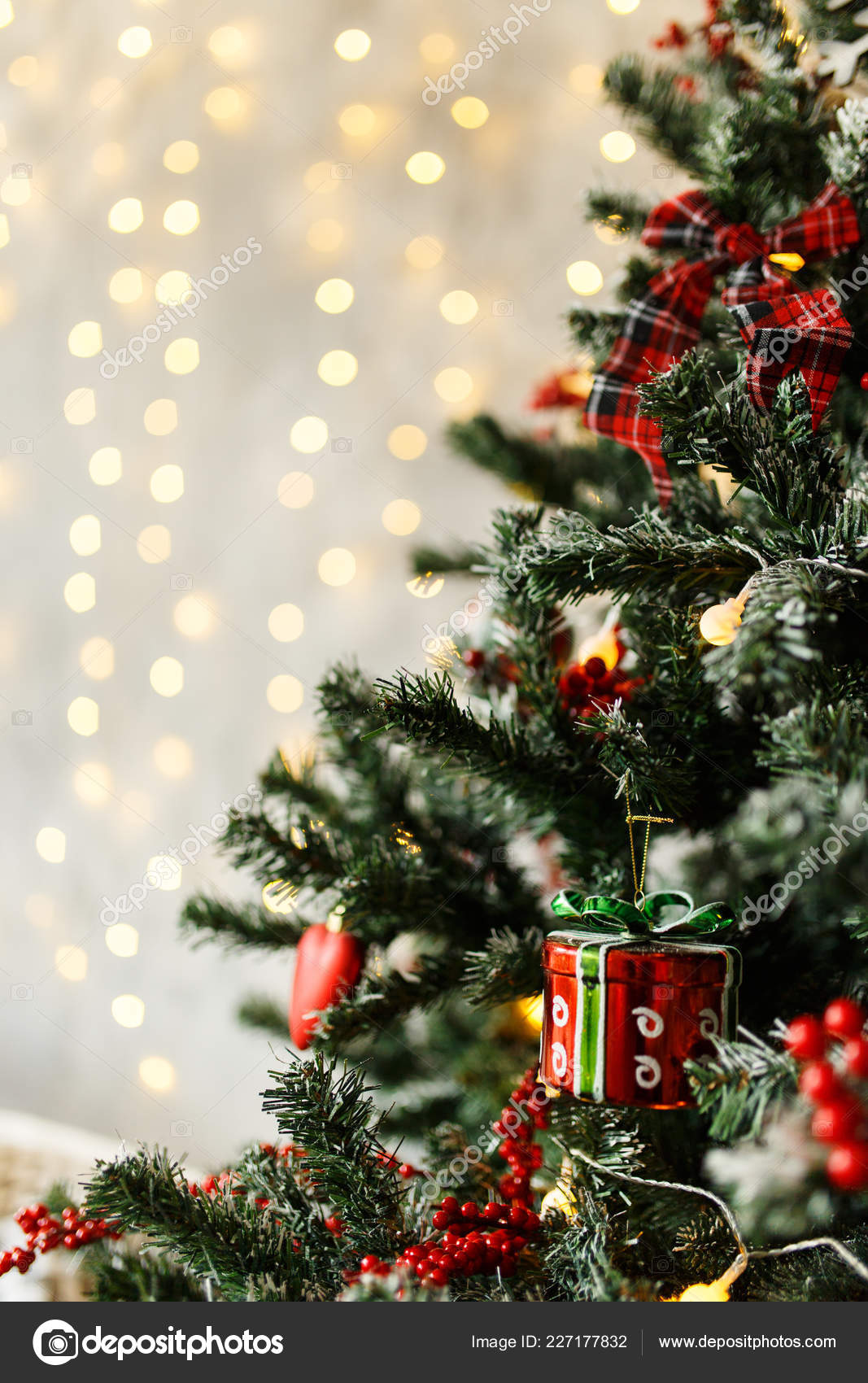 Christmas Balls Decorations Beautiful Christmas Tree Decorated New