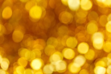 Ufuk altın Noel arka plan ile yanıp sönen ışıklar