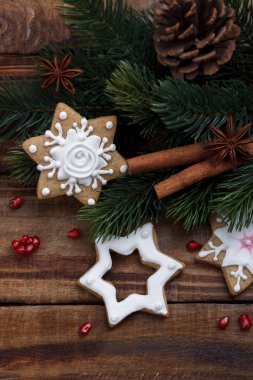 Yıldız anason çam ağacı dalı Noel ev tanımlama yapılmadı tarçın sopa