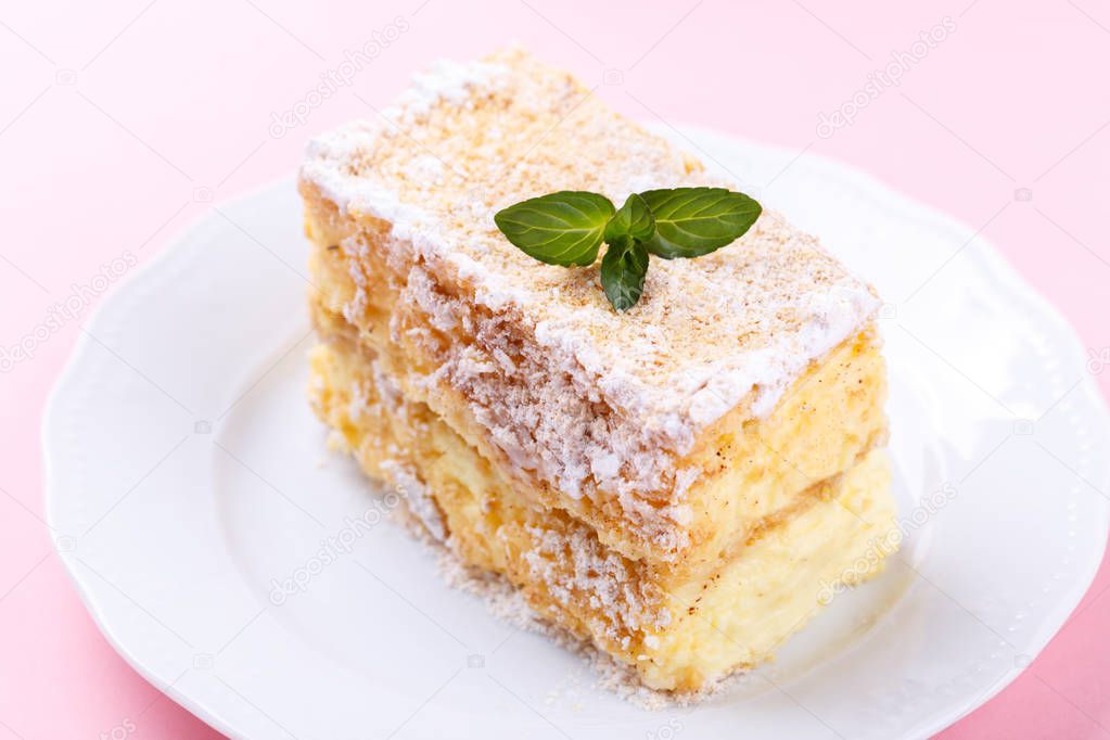 French Mille feuille cake