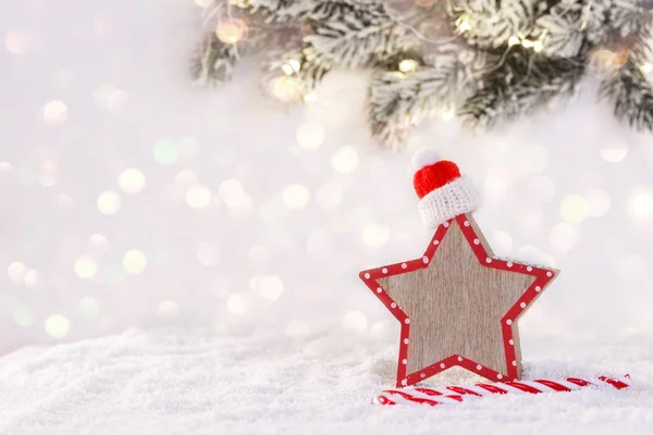 Jul- eller nyårskort — Stockfoto