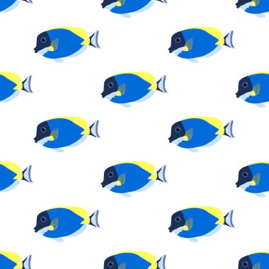 Tang seamless modeli altın çerçeveli beyaz arka plan üzerinde. Vektör çizim