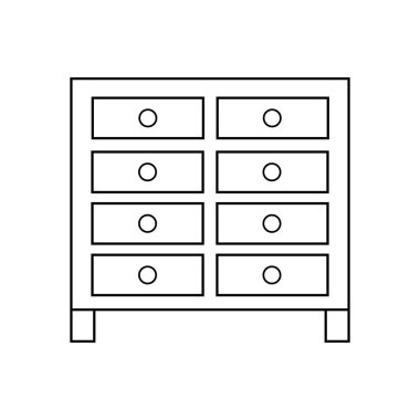 Beyaz arka plan üzerinde lisans göğüs illüstrasyon. Vektör çizim