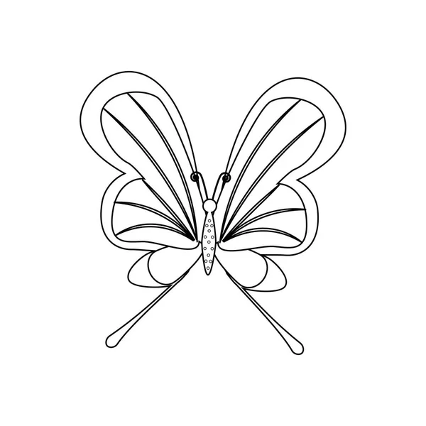 Butterfly needle Stock Vector