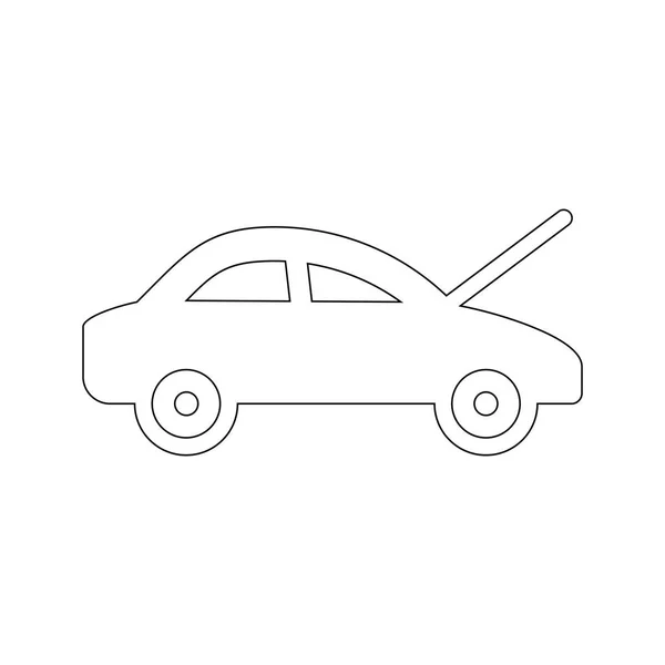 Auto Service Illustratie Auto Reparatie Vectorillustratie — Stockvector