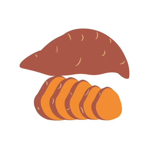 巴塔塔红薯插图 — 图库矢量图片